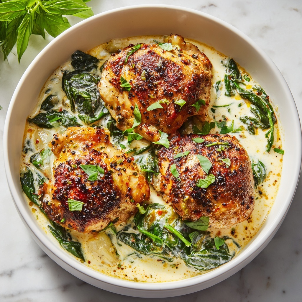 Creamy Chicken and Spinach Casserole Recipe - Recipe Image