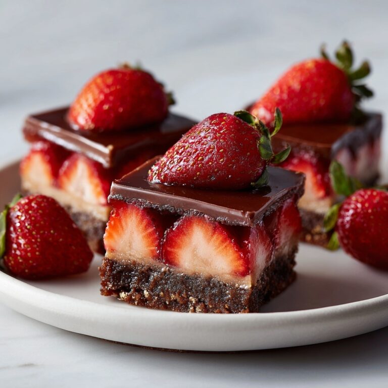 Chocolate Covered Strawberry Brownies Recipe