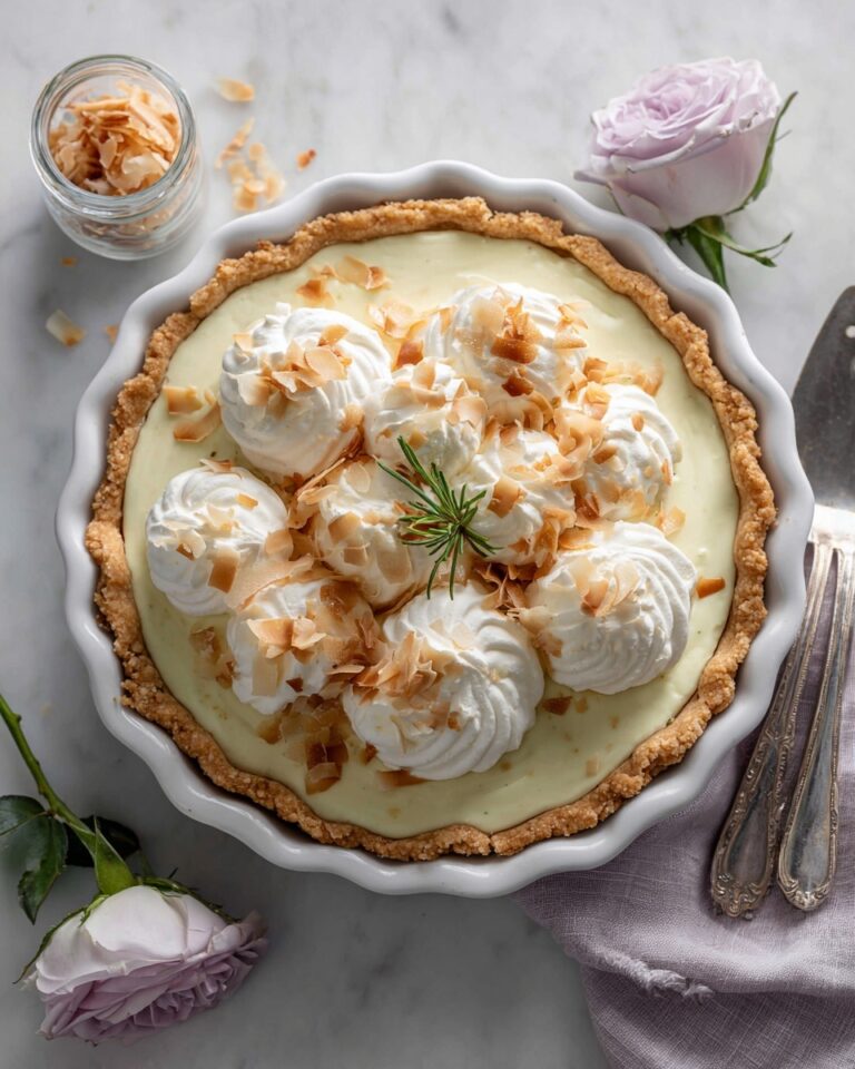 Lemon Sugar Coconut Cream Pie Recipe