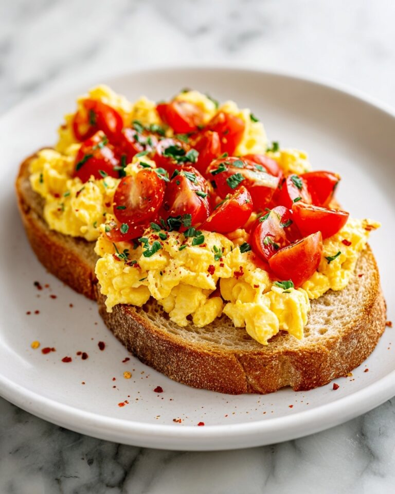 Spanish Hangover Breakfast (Catalan Tomato Bread with Scrambled Eggs) Recipe
