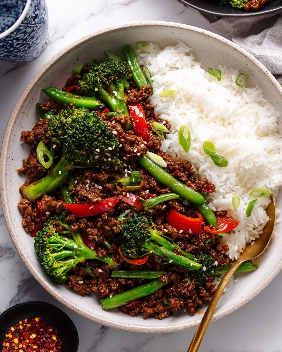 Teriyaki Beef Bowls Recipe - Recipe Image