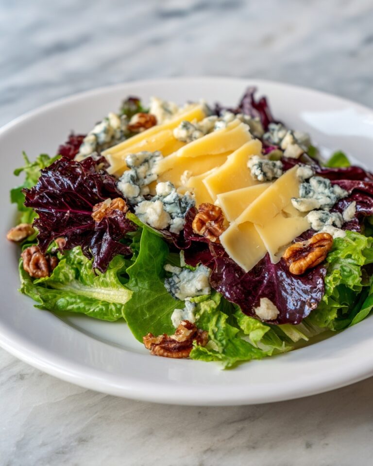 Blue Cheese, Walnut, and Chicory Salad Recipe