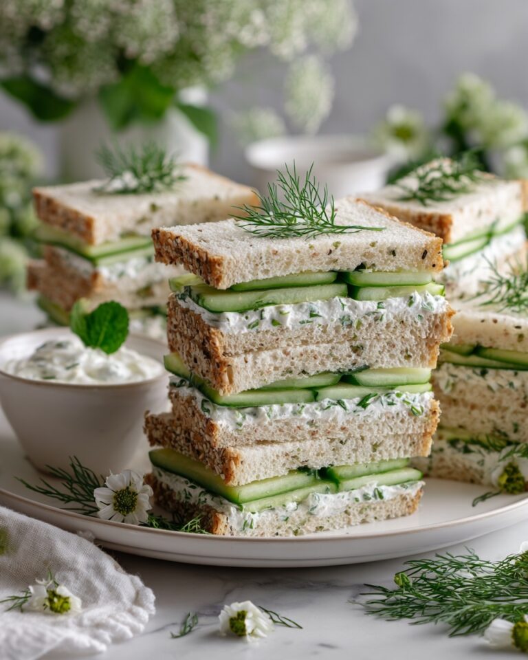Cucumber Tea Sandwiches Recipe