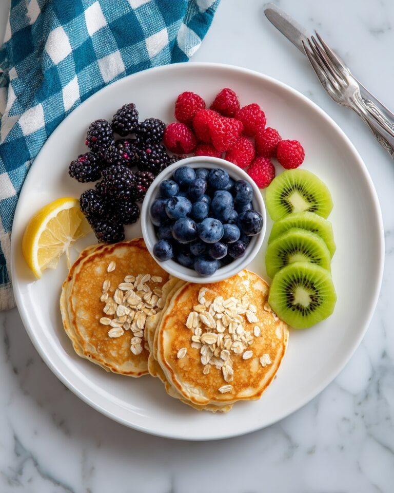Oatmeal Pancakes with Fresh Fruit Recipe