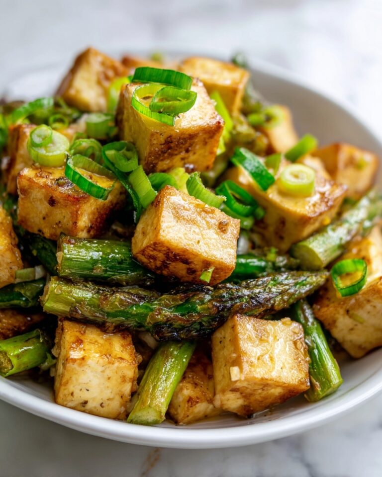 Miso-Chile Asparagus With Tofu Recipe
