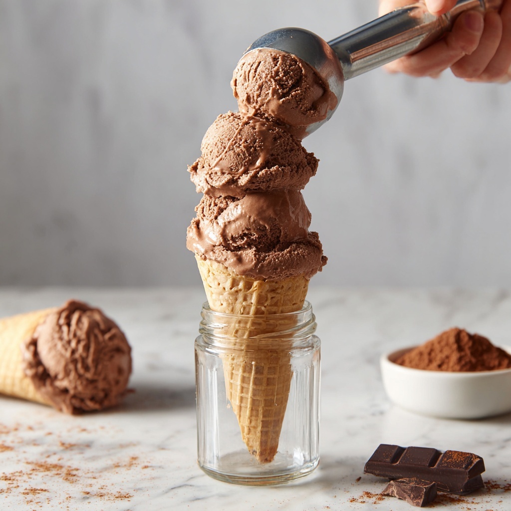 Double Chocolate Ice Cream Recipe - Recipe Image