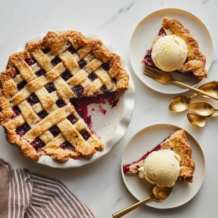 Lattice Plum Pie Recipe