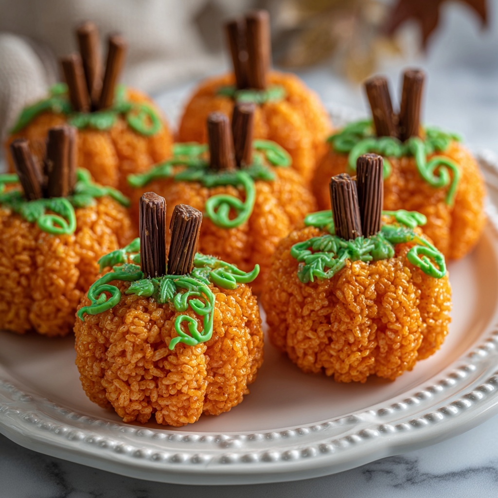 Pumpkin Rice Krispie Treats Recipe - Recipe Image