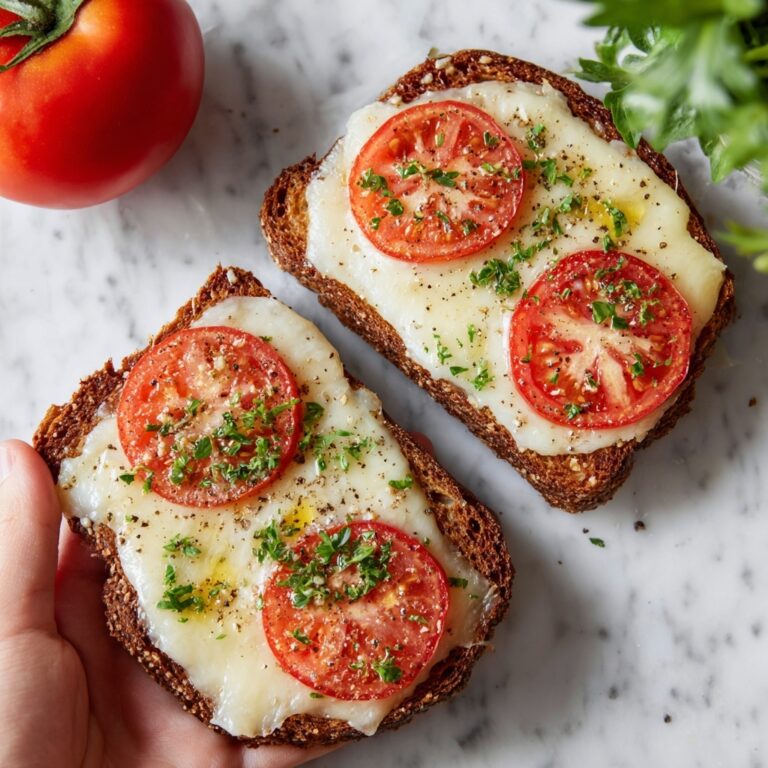 Garlic Butter Tomato Cheese Bread Recipe