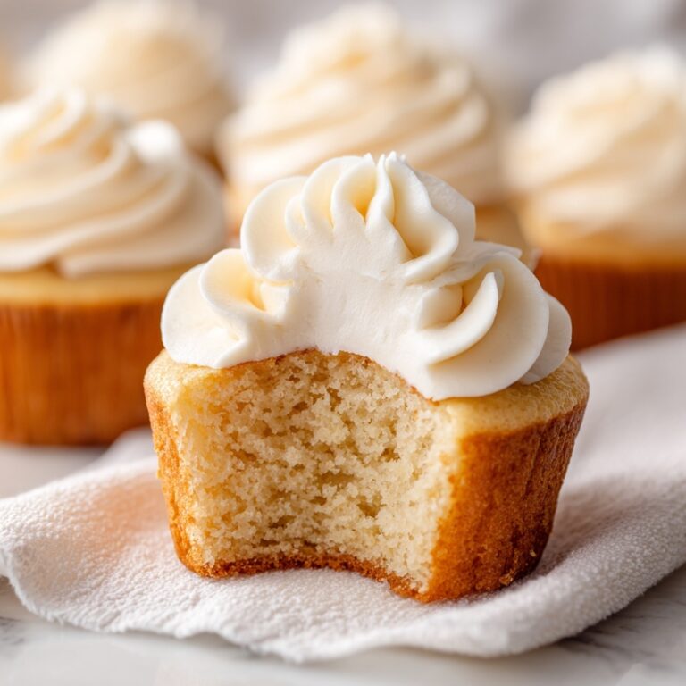 Vanilla Cupcakes with Buttercream Frosting Recipe
