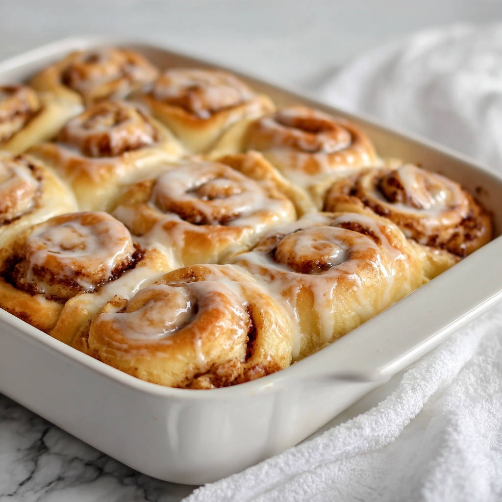 Apple Pie Cinnamon Roll Bake Recipe - Recipe Image
