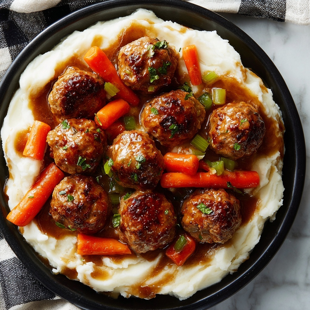 Easy Frozen Meatball Pot Roast (Slow Cooker Dinner Recipe) Recipe - Recipe Image