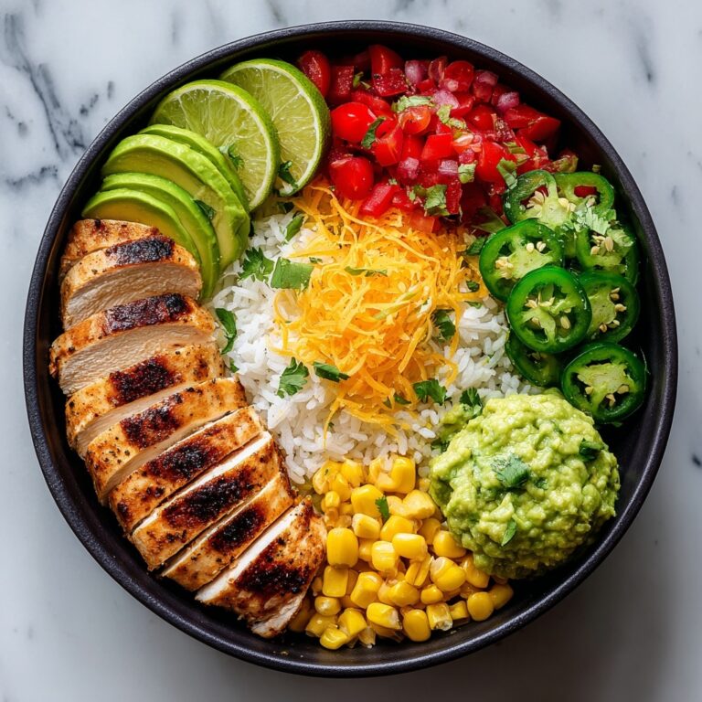 One Pan Chicken Burrito Bowl Recipe