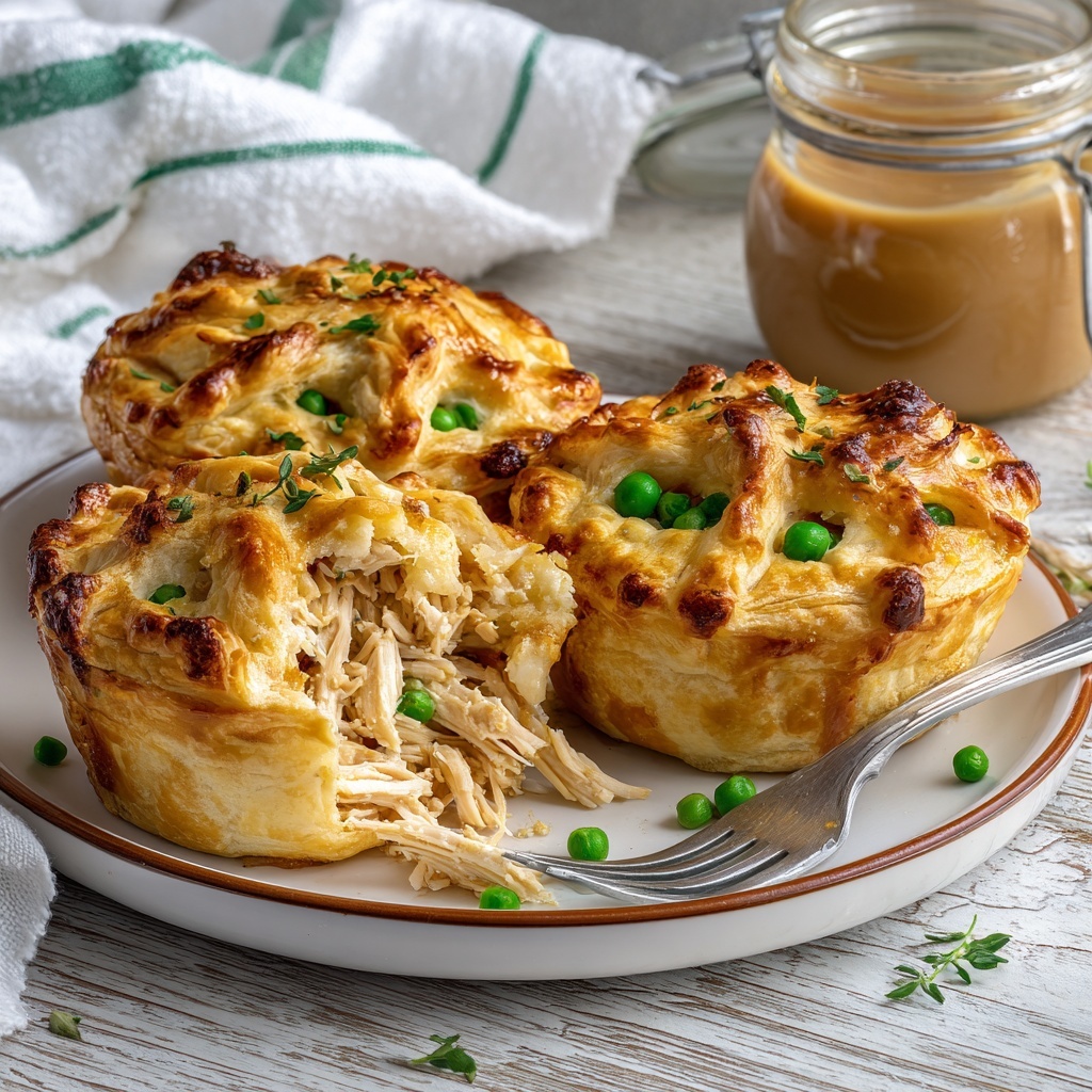 Chicken and Creamy Mushroom Biscuits Bake Recipe - Recipe Image