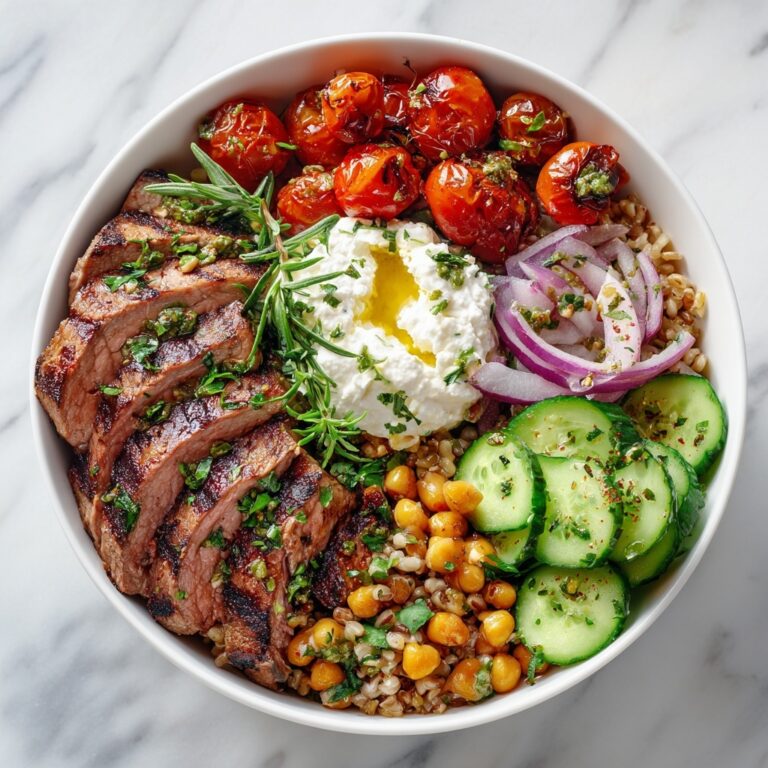 Mediterranean Steak Bowl Recipe