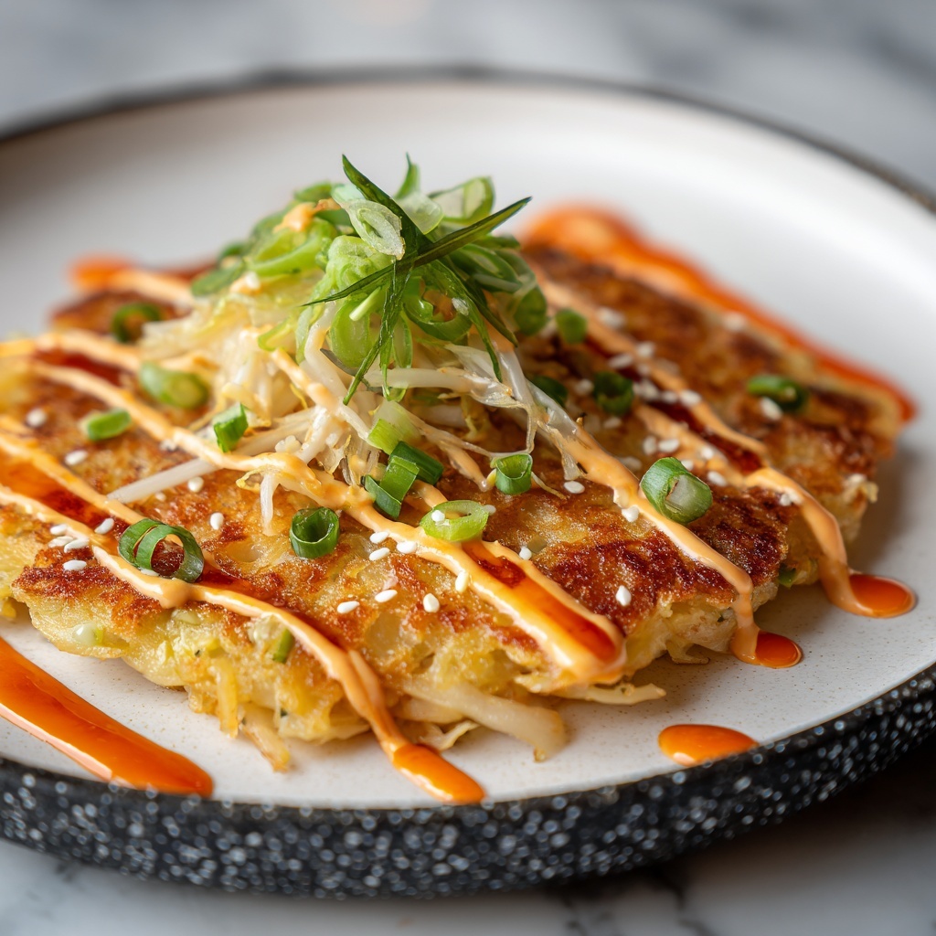 Savory Cabbage Pancakes Recipe - Recipe Image