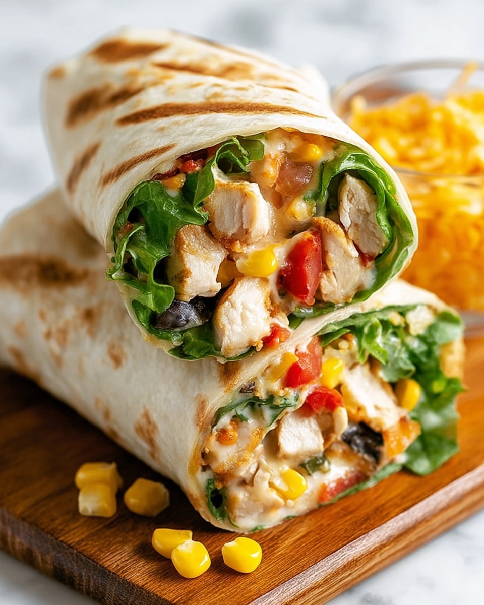 Southwest Chicken Wrap Recipe - Recipe Image