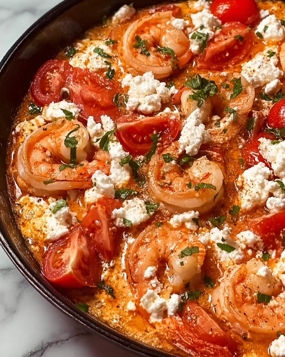 Greek Shrimp with Feta and Tomatoes Recipe - Recipe Image