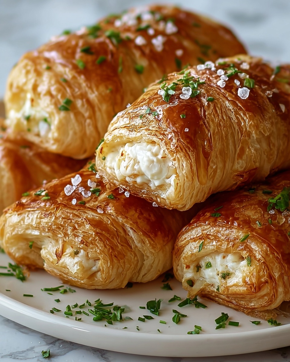 Chicken Alfredo Crescents Recipe - Recipe Image