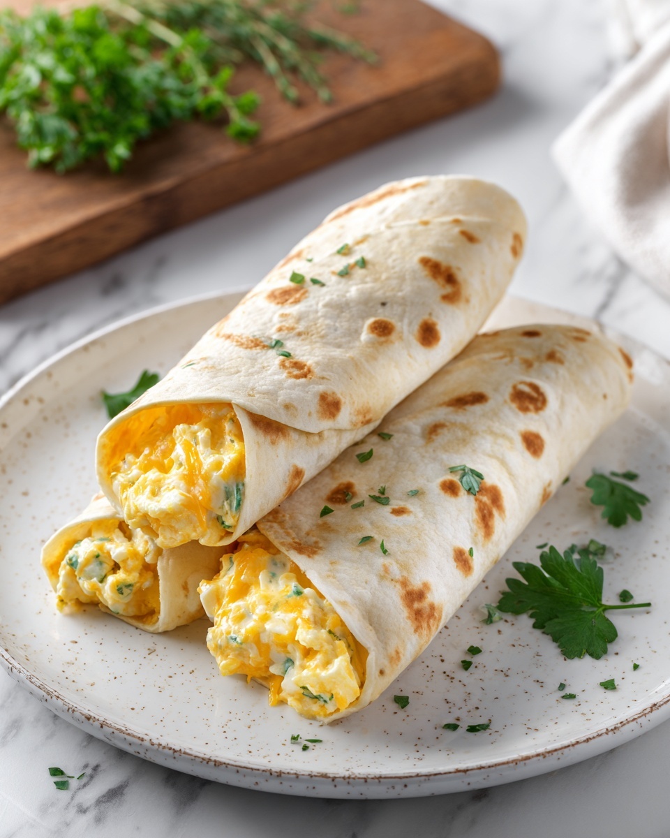 Cheesy Garlic Chicken Wraps Recipe - Recipe Image