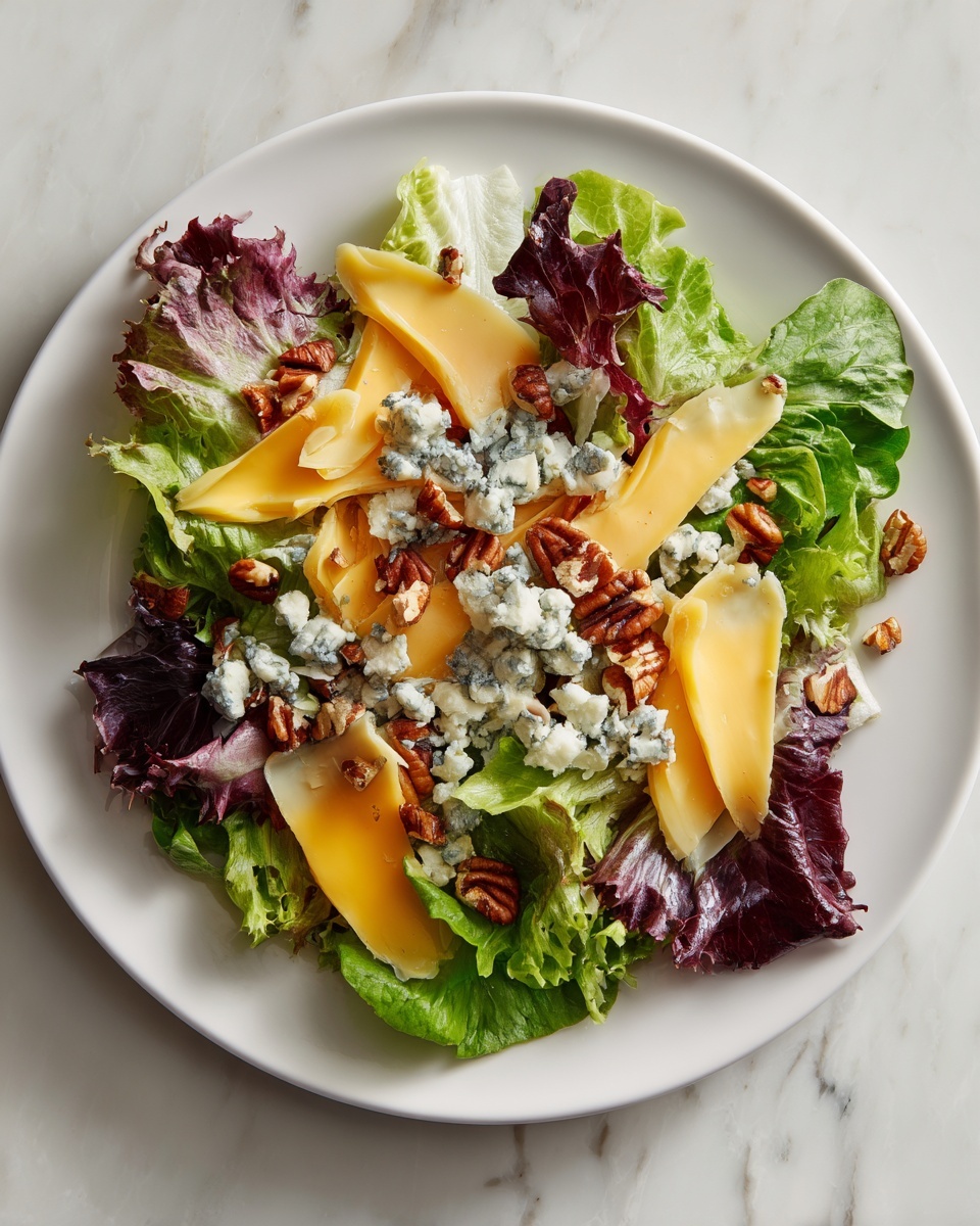 Blue Cheese, Walnut, and Chicory Salad Recipe - Recipe Image