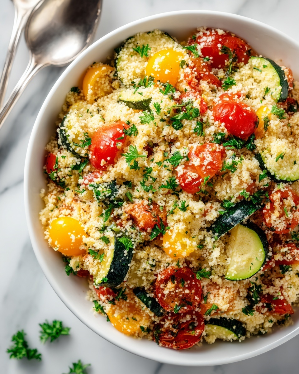 Cherry Tomato Couscous Salad Recipe - Recipe Image