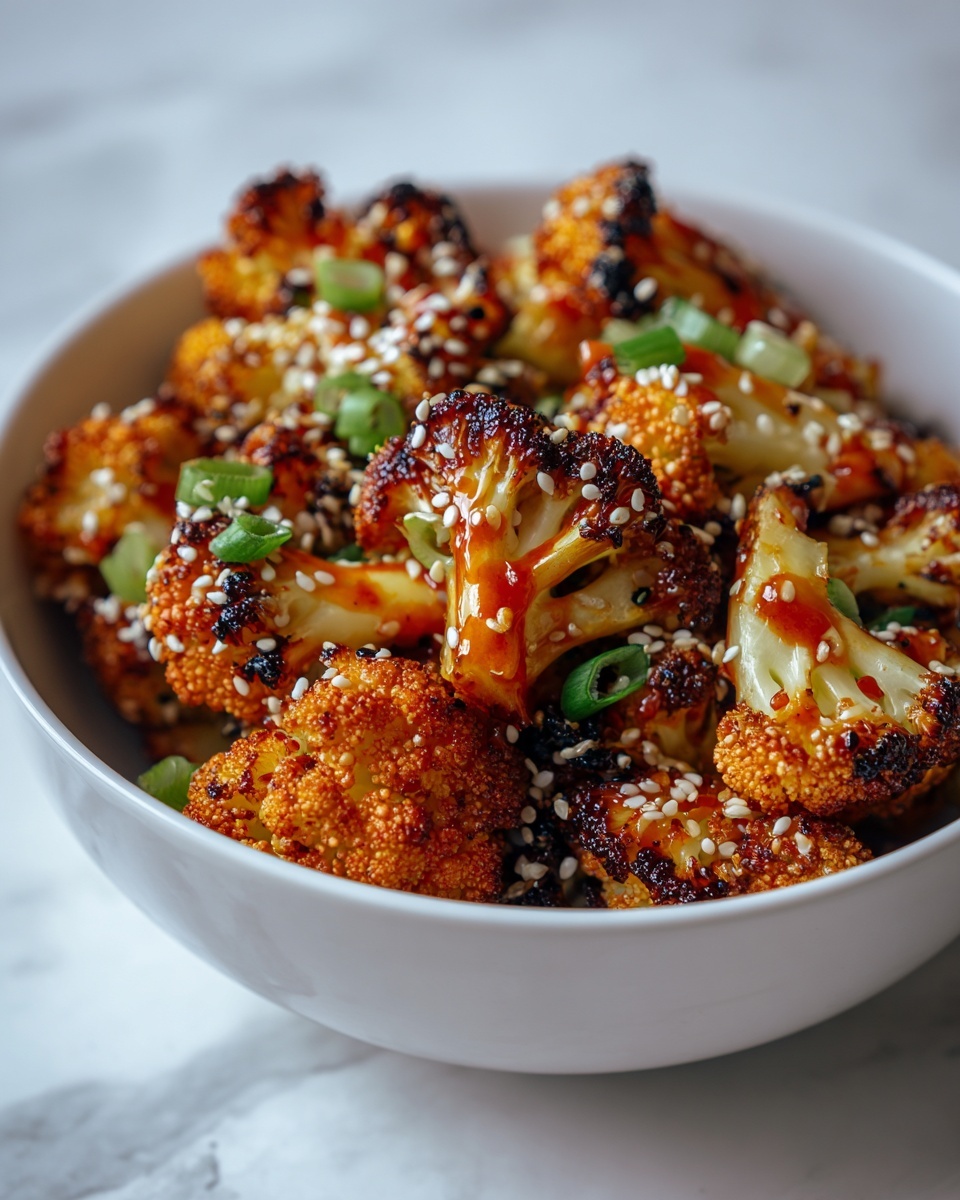Sweet and Spicy Baked Cauliflower Recipe - Recipe Image