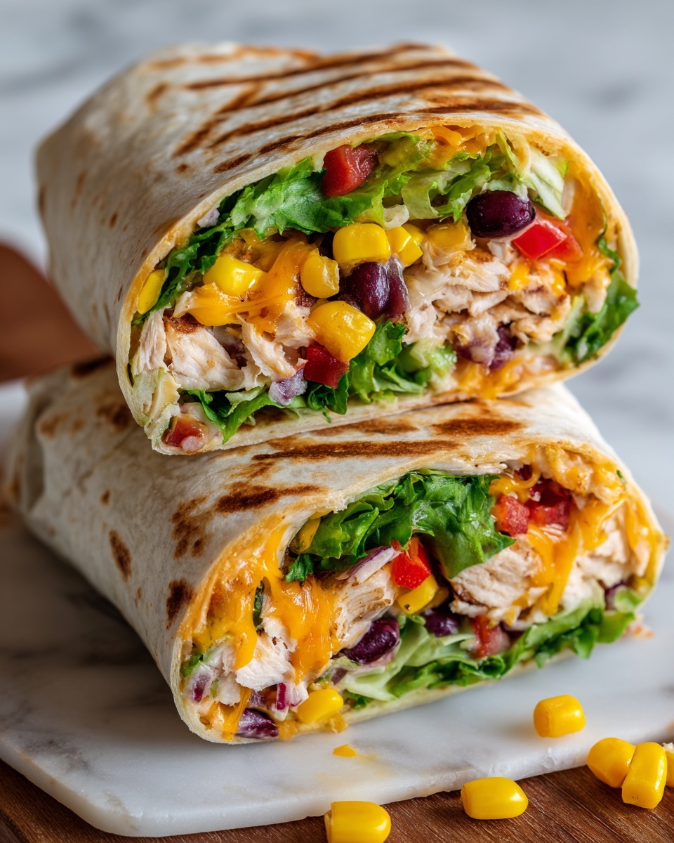 Southwest Chicken Wrap Recipe - Recipe Image