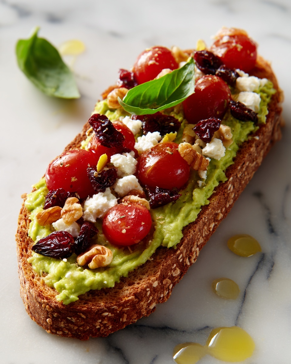 Avocado Feta Toast Delight Recipe - Recipe Image