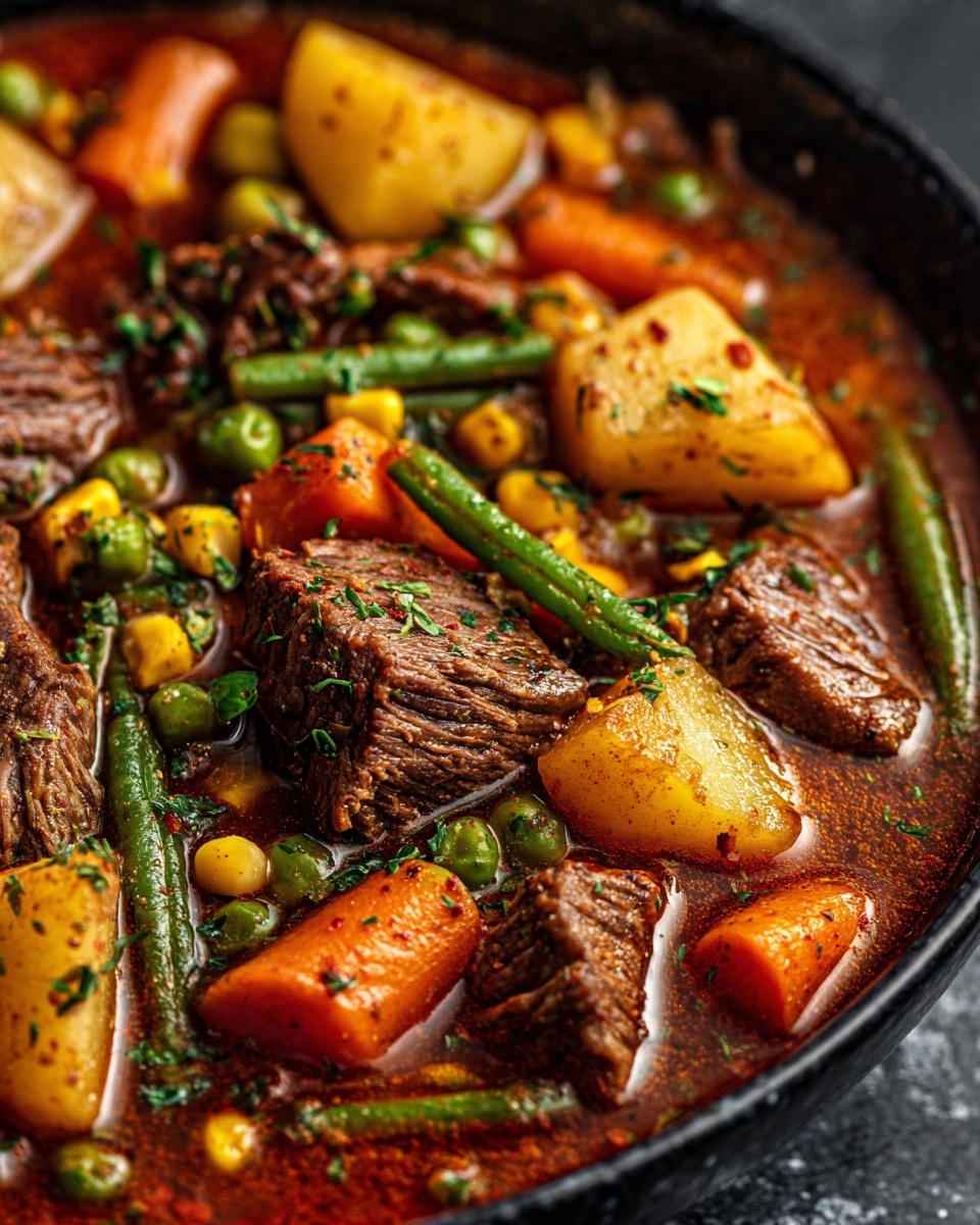 Beef Vegetable Soup Recipe - Recipe Image