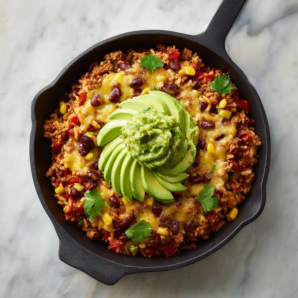 Taco Rice Skillet Recipe - Recipe Image