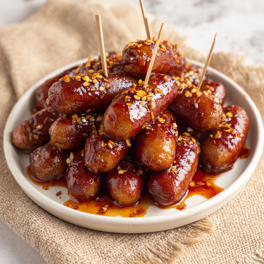 Hot Honey Garlic Lil Smokies Recipe - Recipe Image