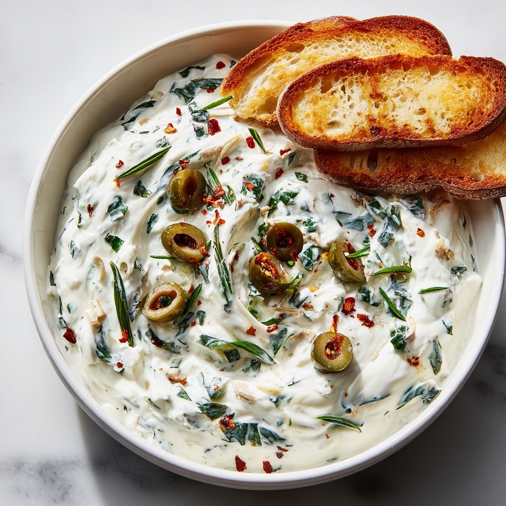 Cream Cheese Feta Olive Spread Recipe - Recipe Image