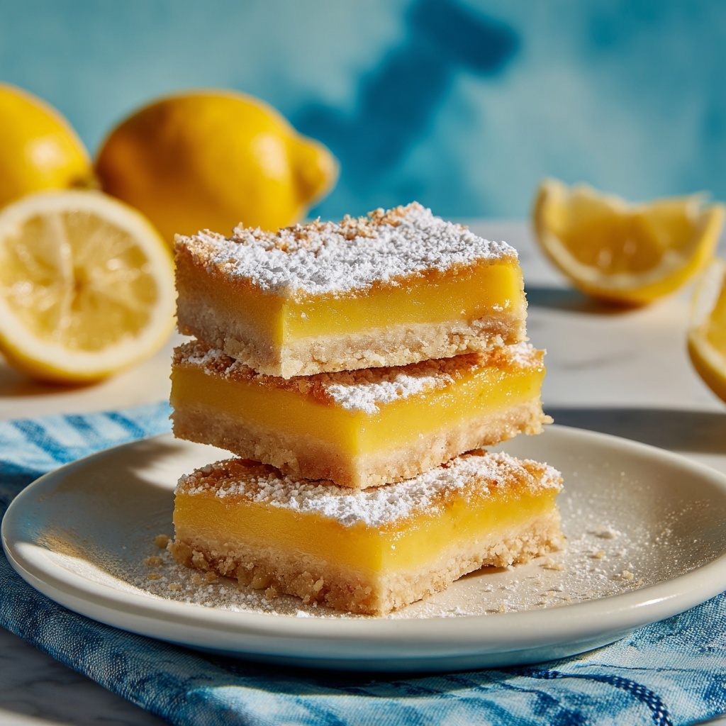 Easy Gluten Free Lemon Bars Recipe - Recipe Image