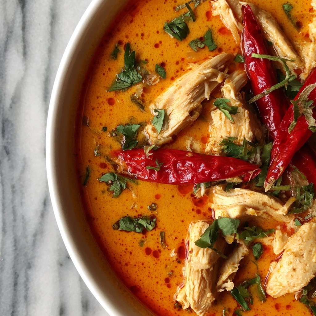 Thai Coconut Chicken Soup Recipe - Recipe Image
