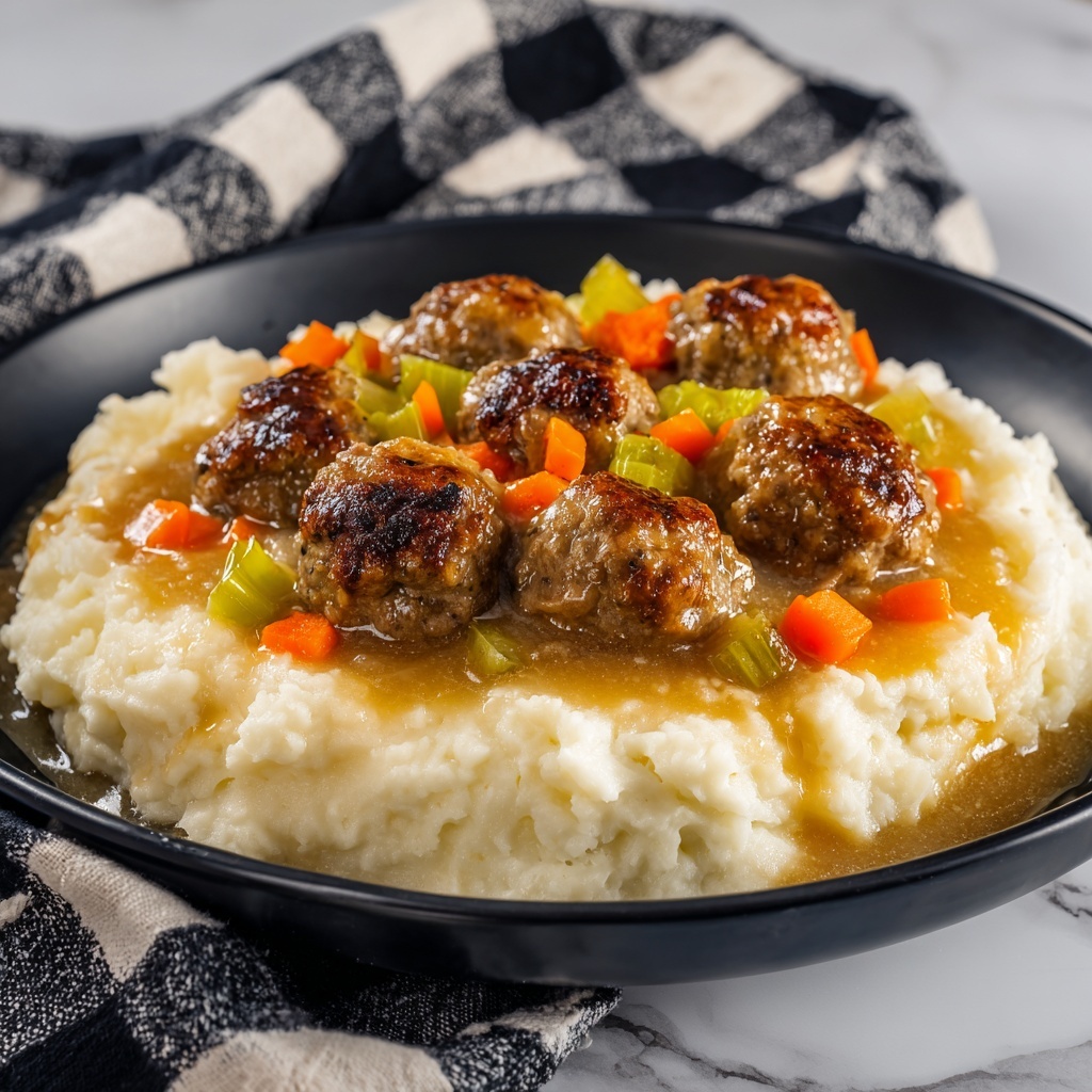 Easy Frozen Meatball Pot Roast (Slow Cooker Dinner Recipe) Recipe - Recipe Image