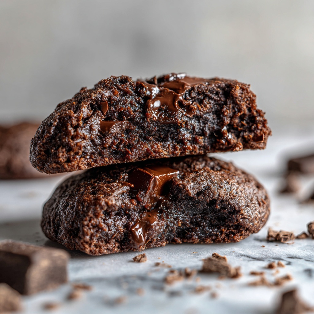 Chocolate Fudge Cookies Recipe - Recipe Image