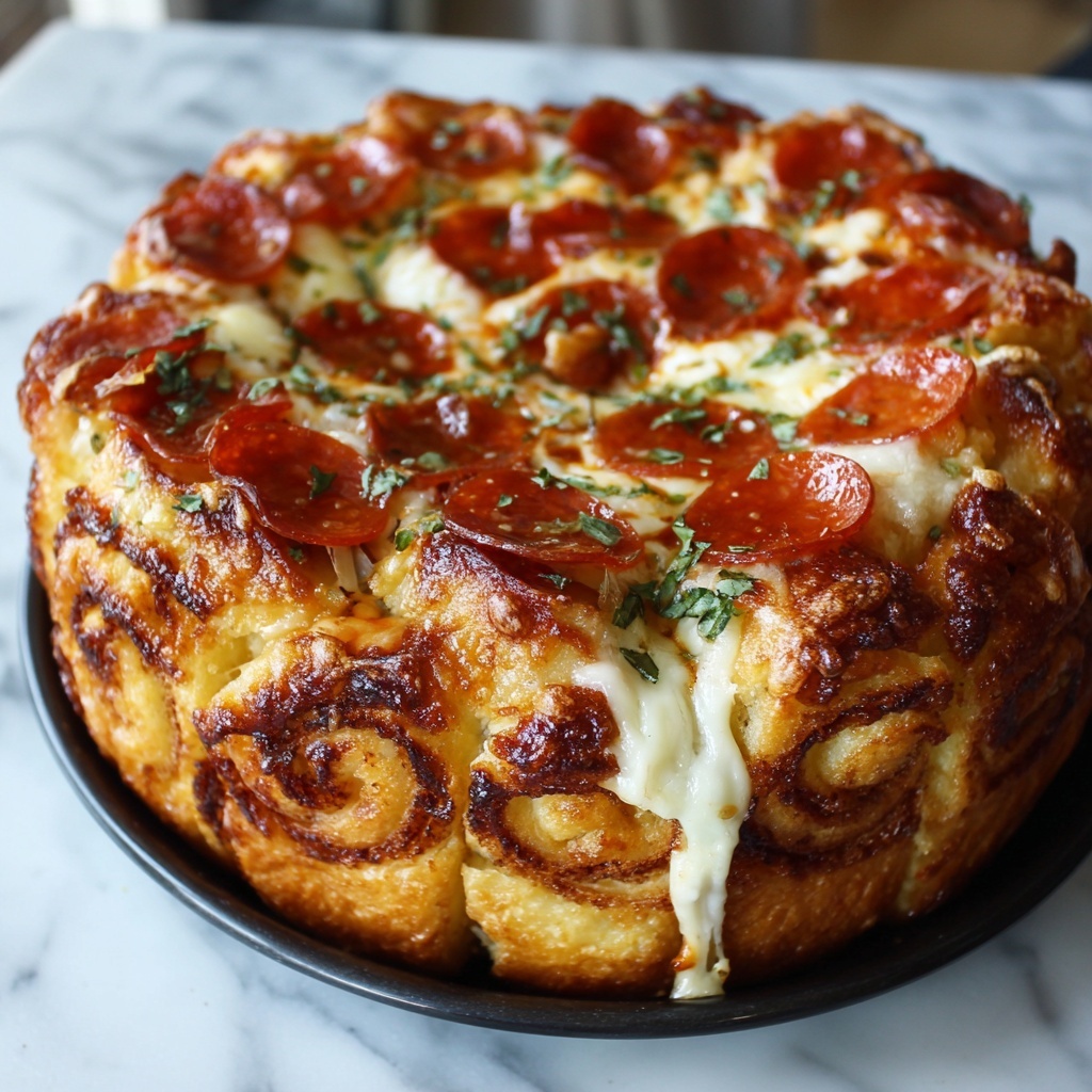 Pepperoni Pizza Monkey Bread Recipe - Recipe Image