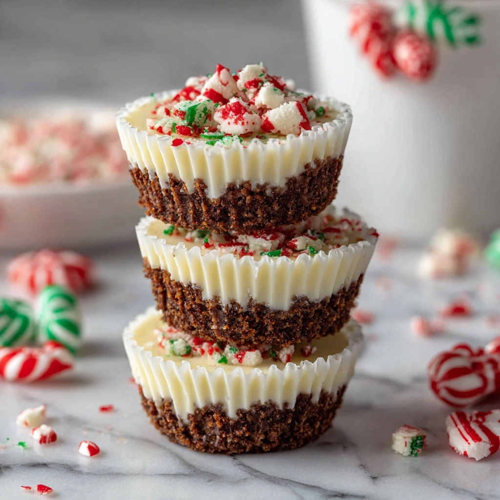 No-Bake Peppermint Cheesecake Bites Recipe - Recipe Image