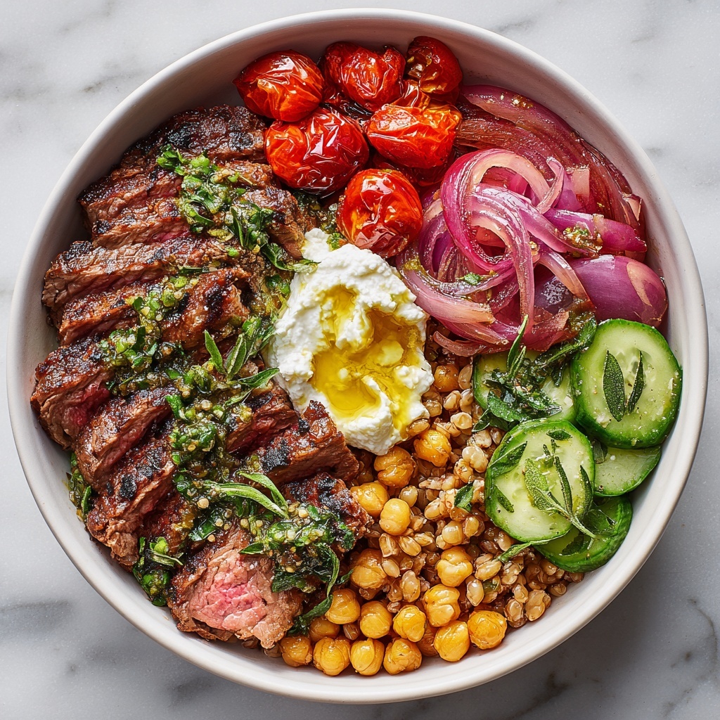 Mediterranean Steak Bowl Recipe - Recipe Image