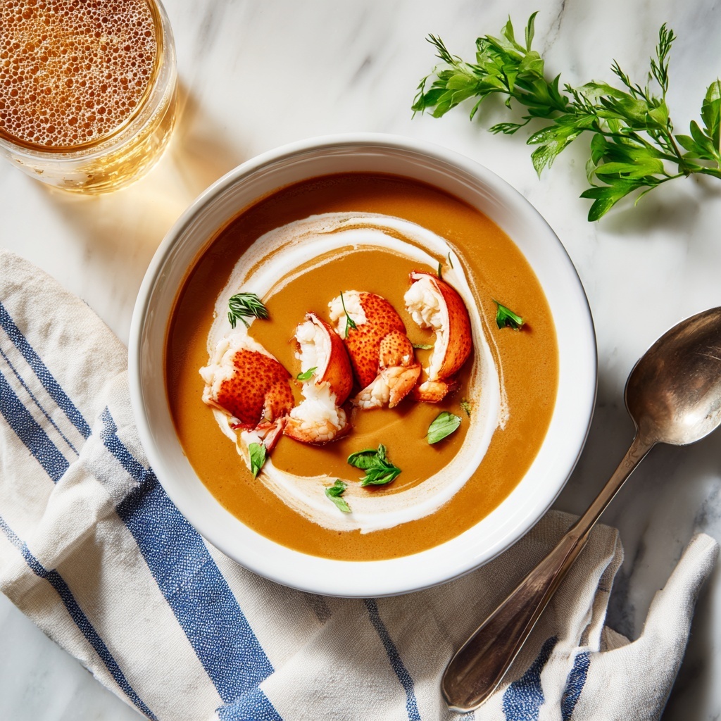 Velvety Lobster Bisque Recipe - Recipe Image
