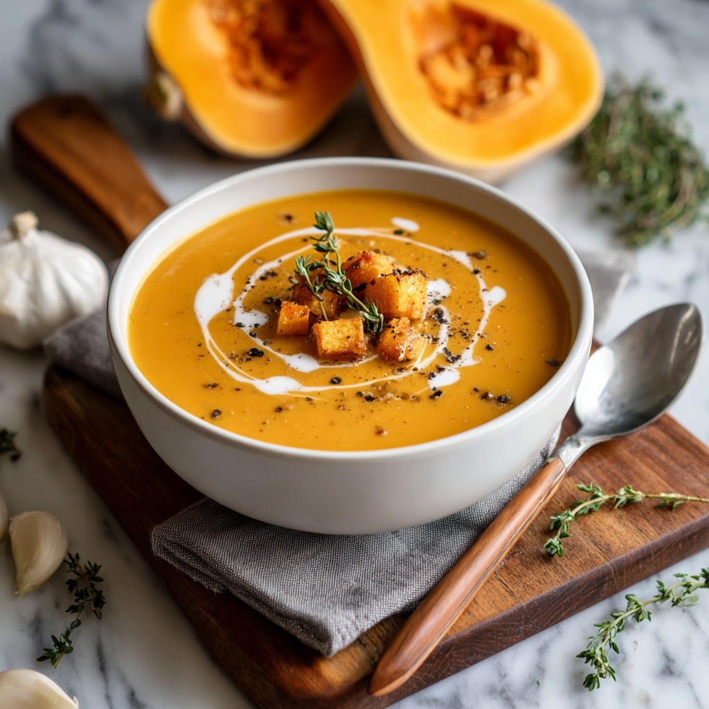 Roasted Butternut Squash Soup Recipe - Recipe Image