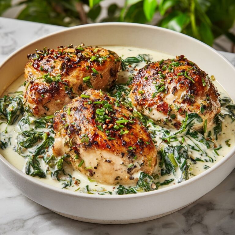 Creamy Chicken and Spinach Casserole Recipe