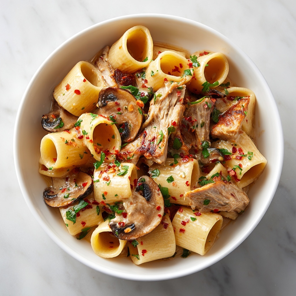 Creamy Beef and Mushroom Macaroni Recipe - Recipe Image