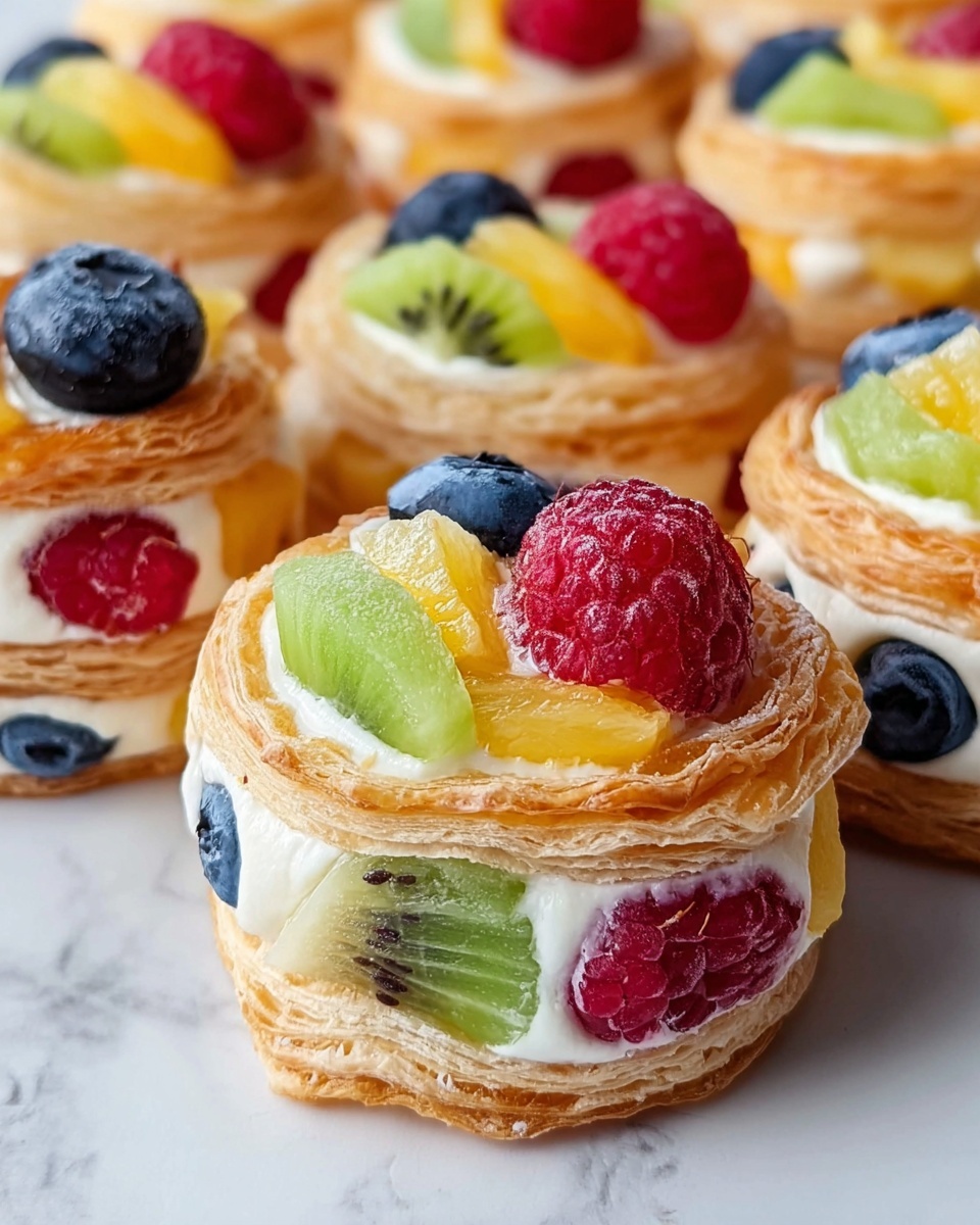 Cheesecake Fruit Salad Roll-Ups Recipe - Recipe Image