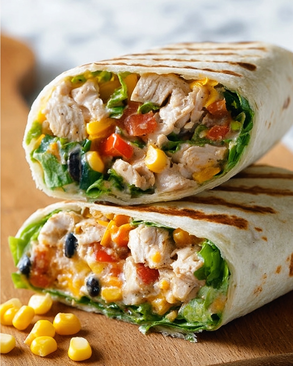 Southwest Chicken Wrap Recipe - Recipe Image