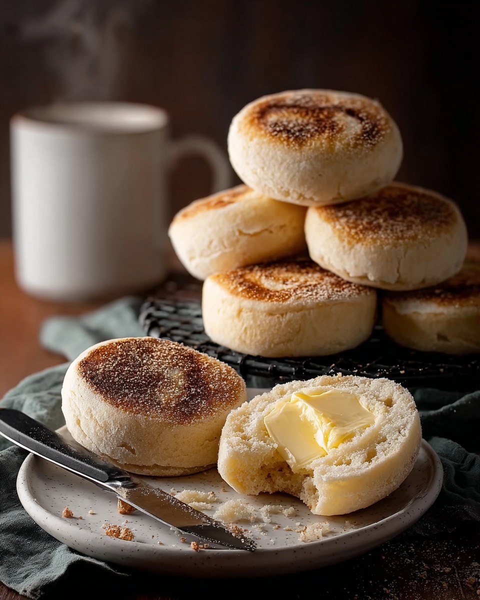 Homemade English Muffins Recipe - Recipe Image