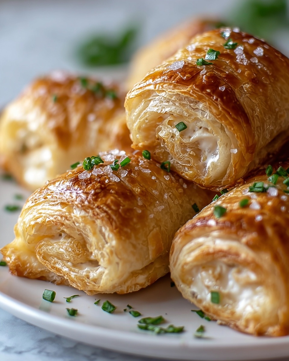 Chicken Alfredo Crescents Recipe - Recipe Image