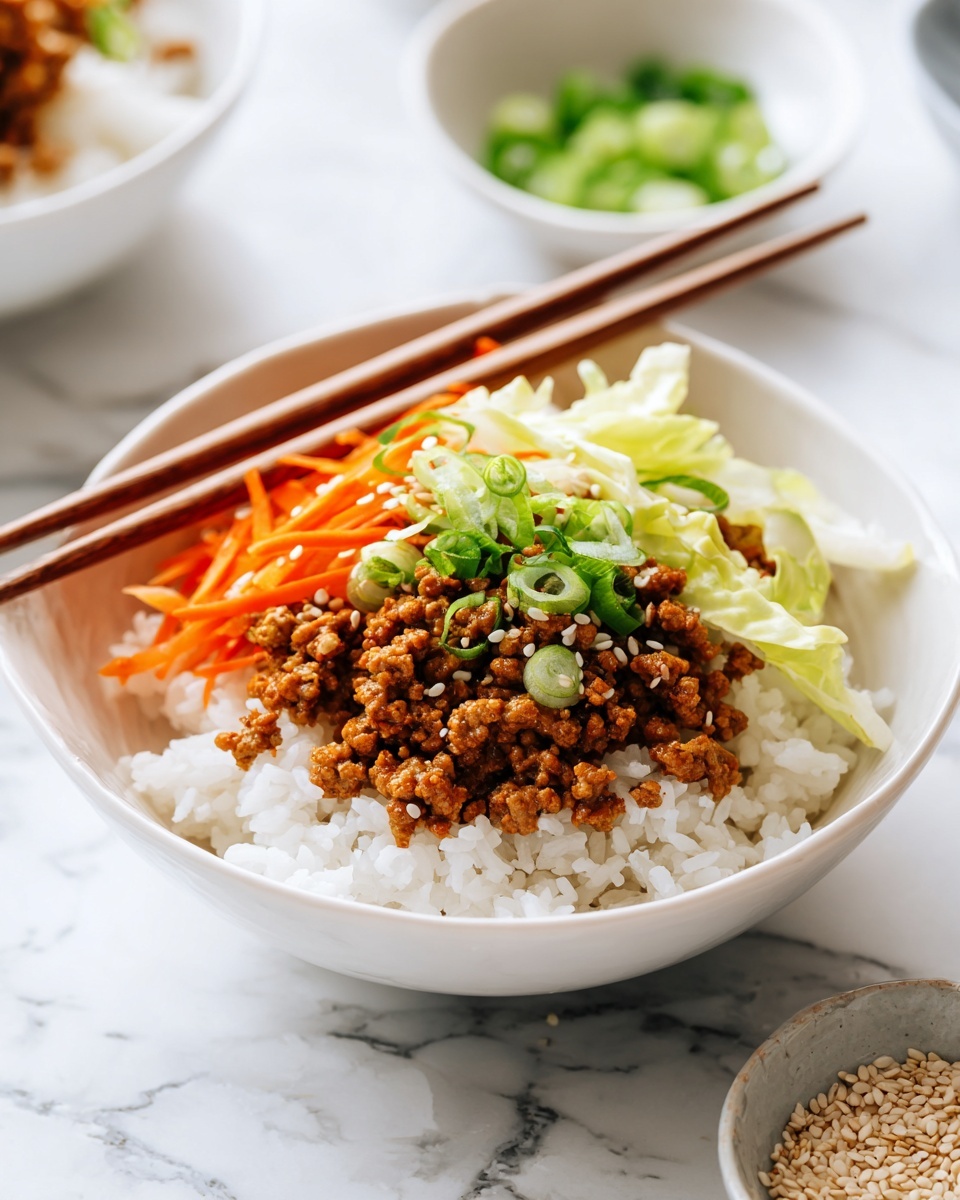 Easy Asian Ground Beef and Cabbage Stir Fry Recipe - Recipe Image