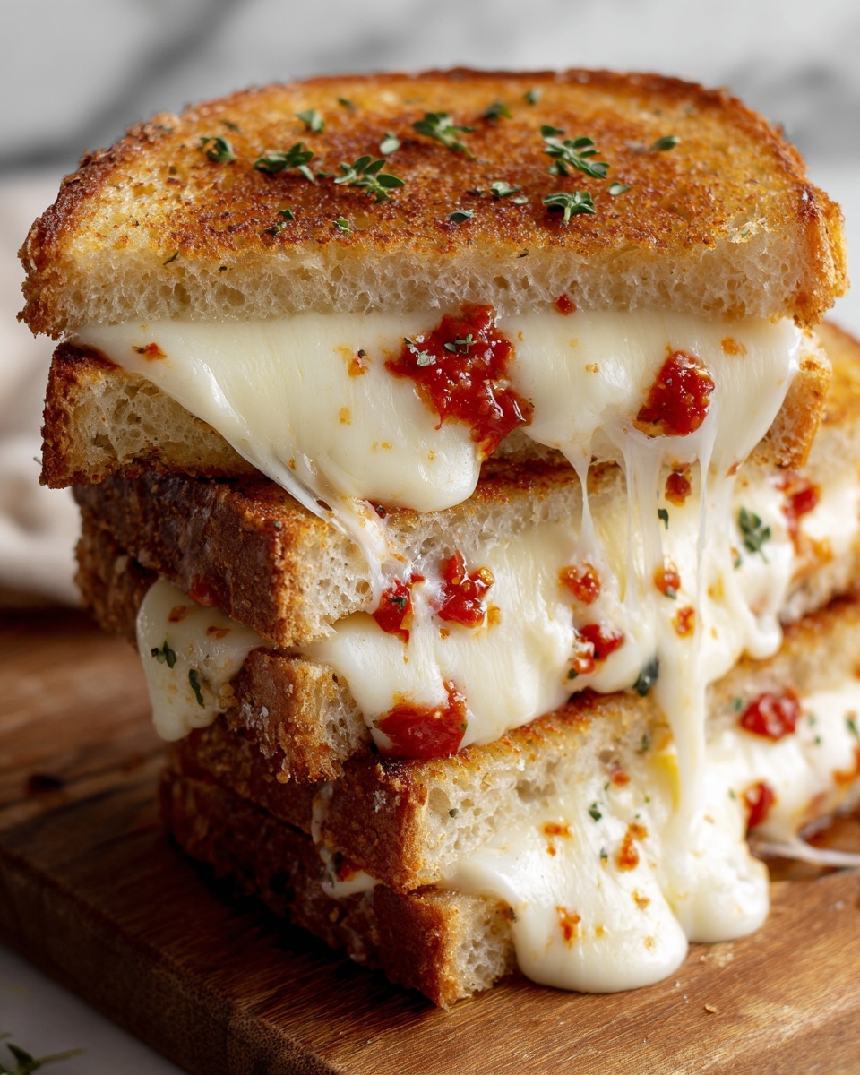 Spicy Ghost Pepper Grilled Cheese Explosion Recipe - Recipe Image
